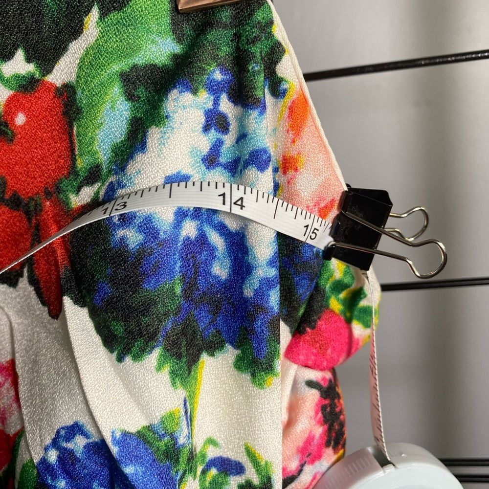 Widelia Retro Floral Sweetheart Halter Neck Midi Dress EUC - Picture 9 of 12